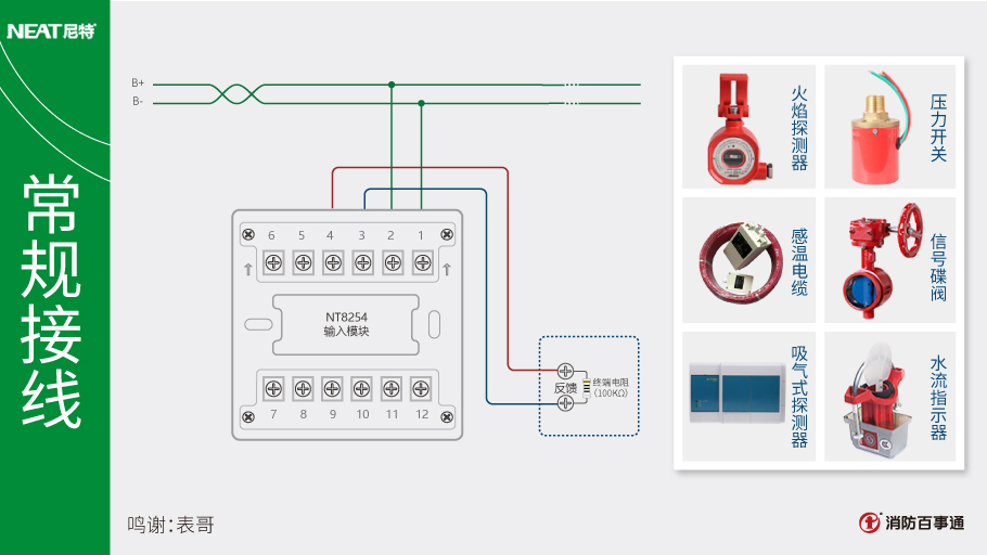 尼特NT8254輸入模塊接線(xiàn)