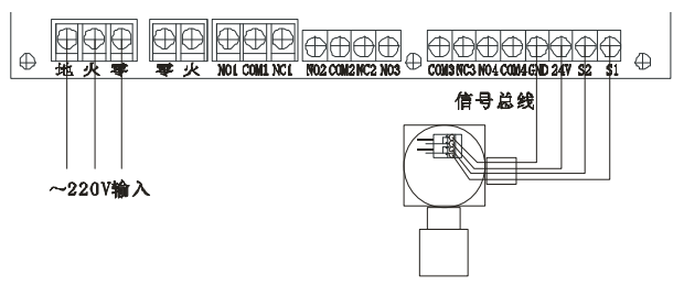 氣體報(bào)警控制器接線端子圖均